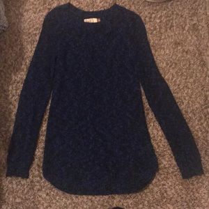Navy long lightweight sweater